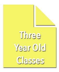 3 Year Old Classes Registration