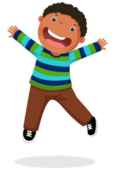 Cartoon Boy Jumping