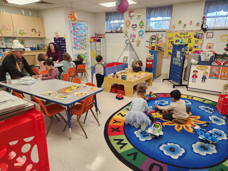 Preschool Kids In a Classroom